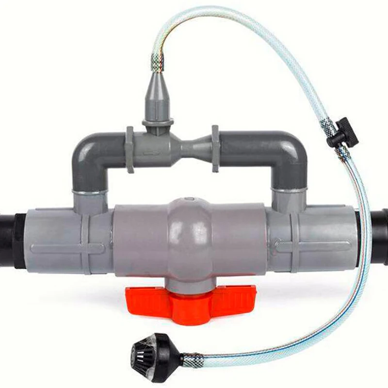 

Female Thread Irrigation Venturi Fertilizer Injectors Device with Garden Water Tube pipe, Flow Control Switch Filter Kit 1Set
