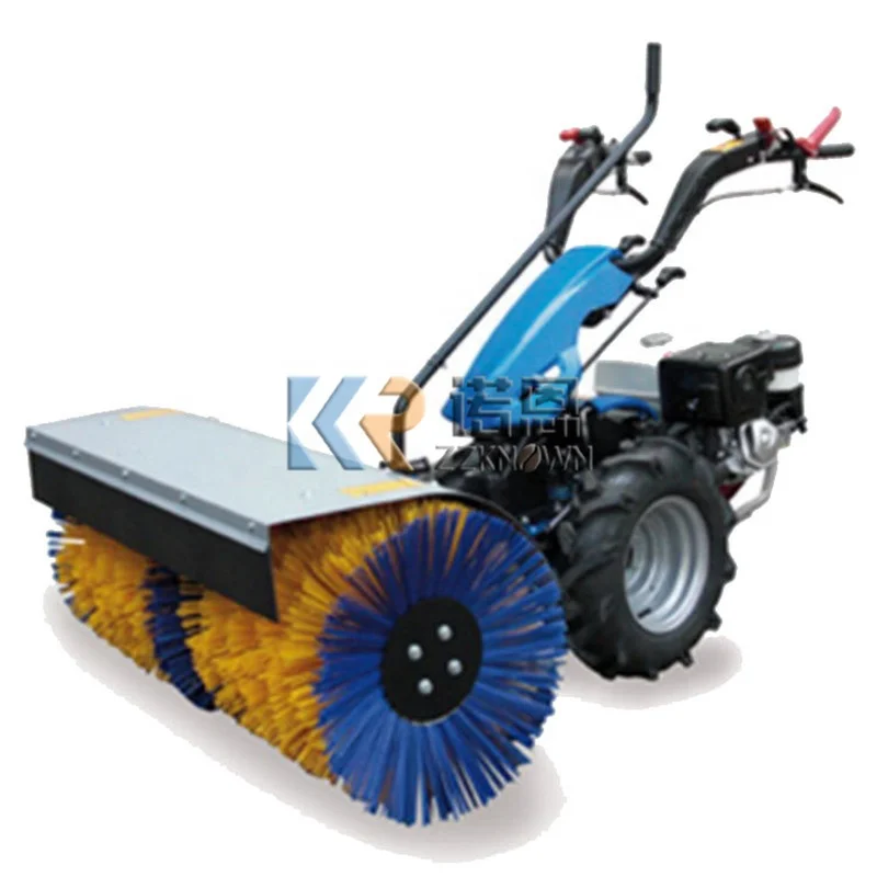 

2022 Small Hand-push Snow Sweeper 6.5HP Gasoline Winter Road Clearing Driving Snow Plowing Snow Sweeping Machine