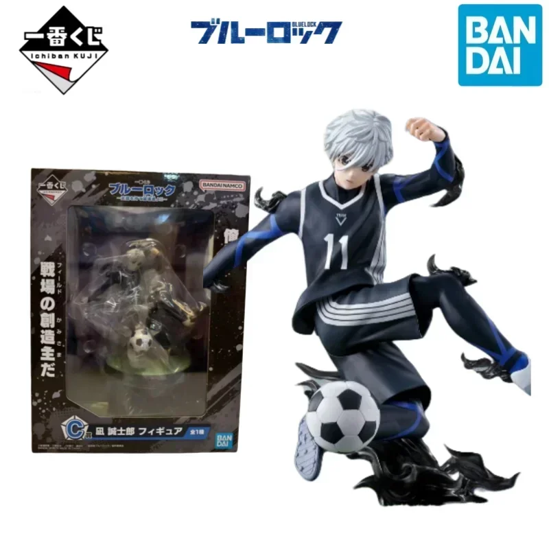 Фото В наличии Bandai Original BLUE LOCK Ichiban KUJI Isagi Yoichi Bachira Meguru Nagi Seishiro Mikage Reo Аниме Фигурки Игрушки №4