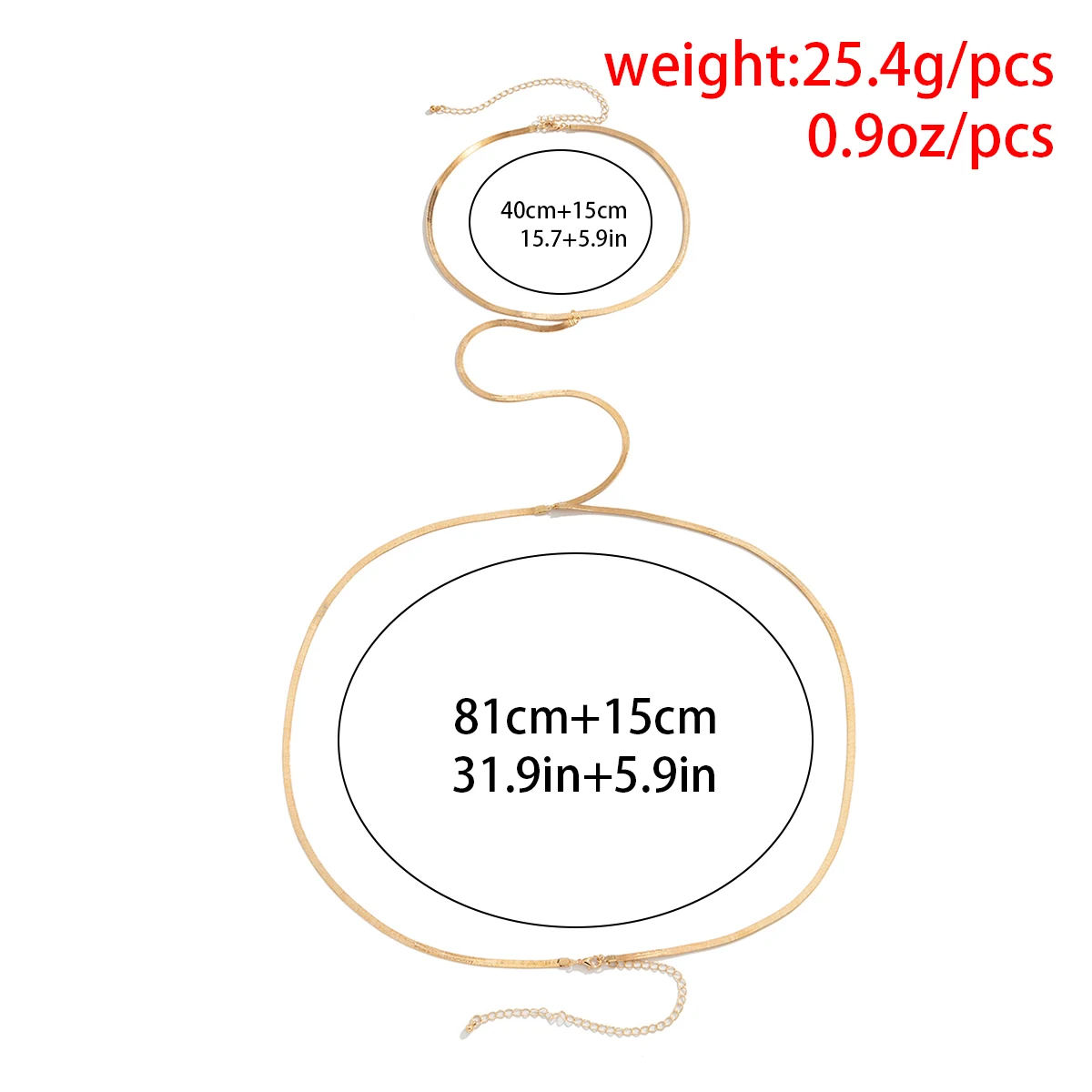 Ingemark пикантная простая плоская цепочка-змея цепочка для тела перекрестное