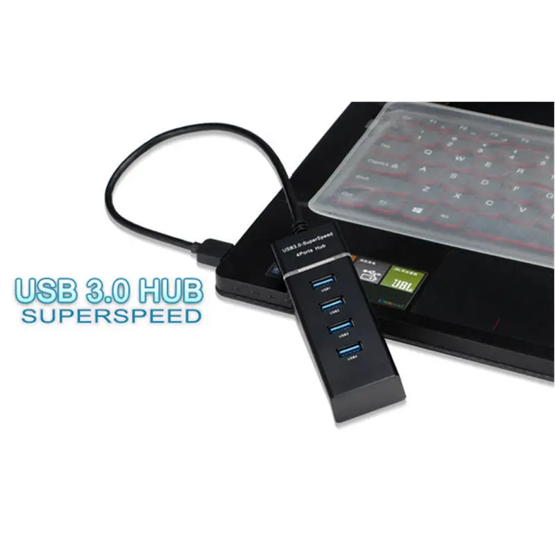 Высокоскоростной концентратор 4 порта USB 3 0 несколько разветвителей расширение