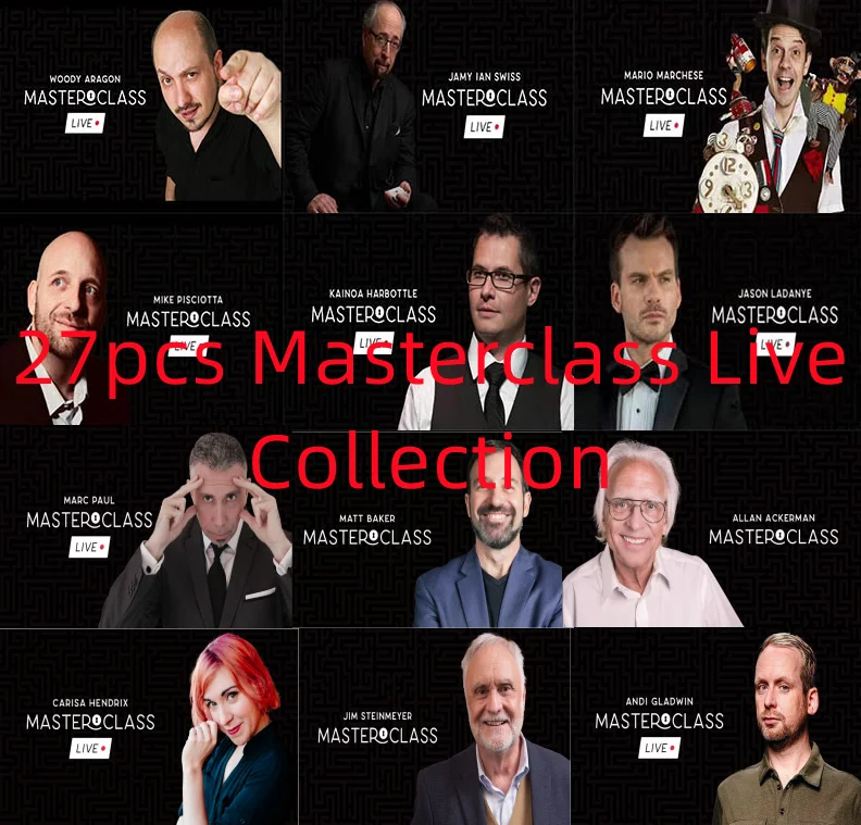 

27pcs Masterclass Live - Collection - Magic Trick