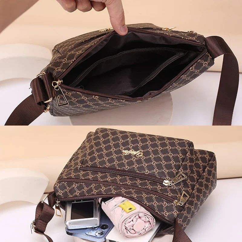 Женская сумка-ведро Многослойная космическая женская сумка через плечо среднего