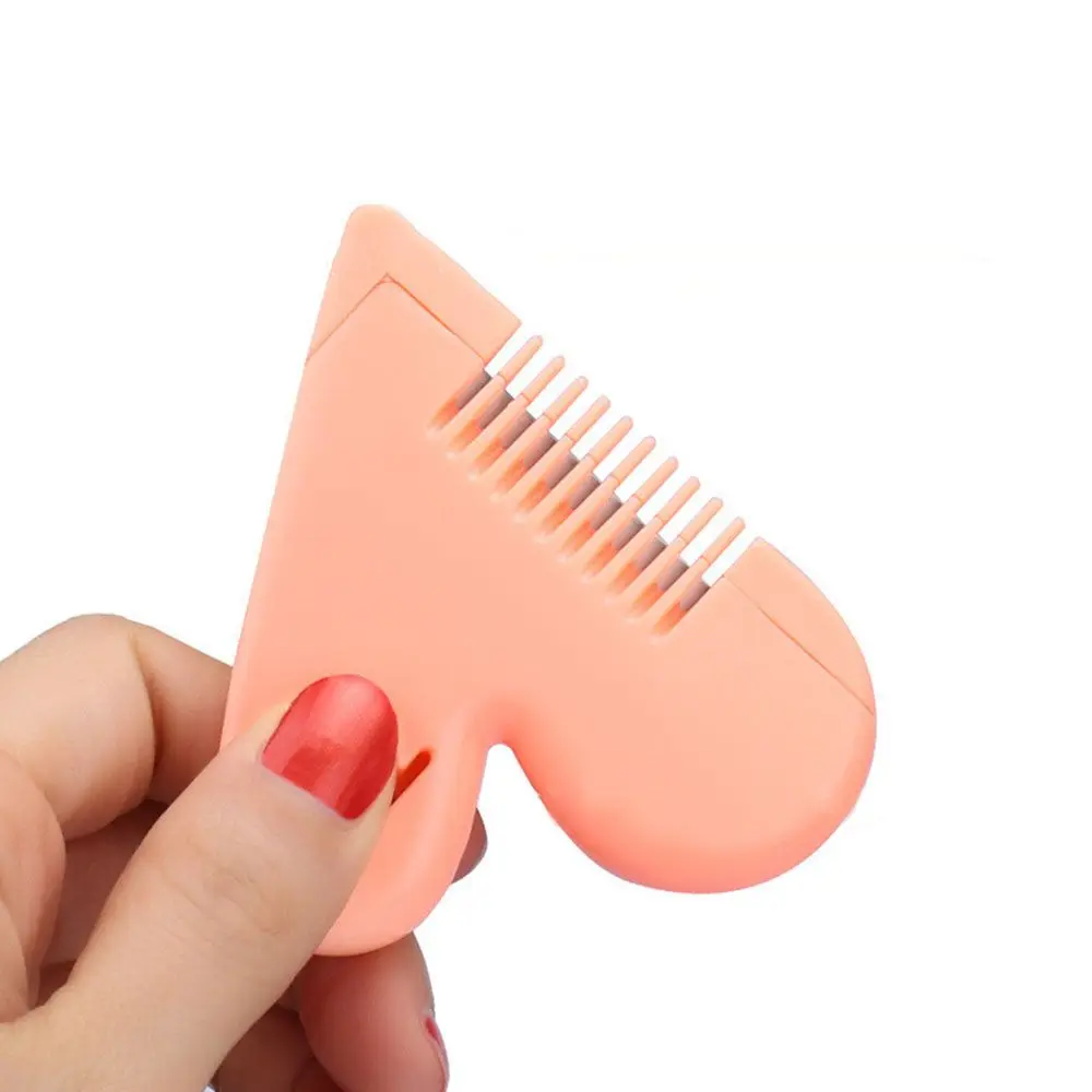 

1Pc Mini Bangs Haircut Comb Love Heart Shape Haircut Comb Shaper Hairdresser Hairdresser Trimmer Hair Tool