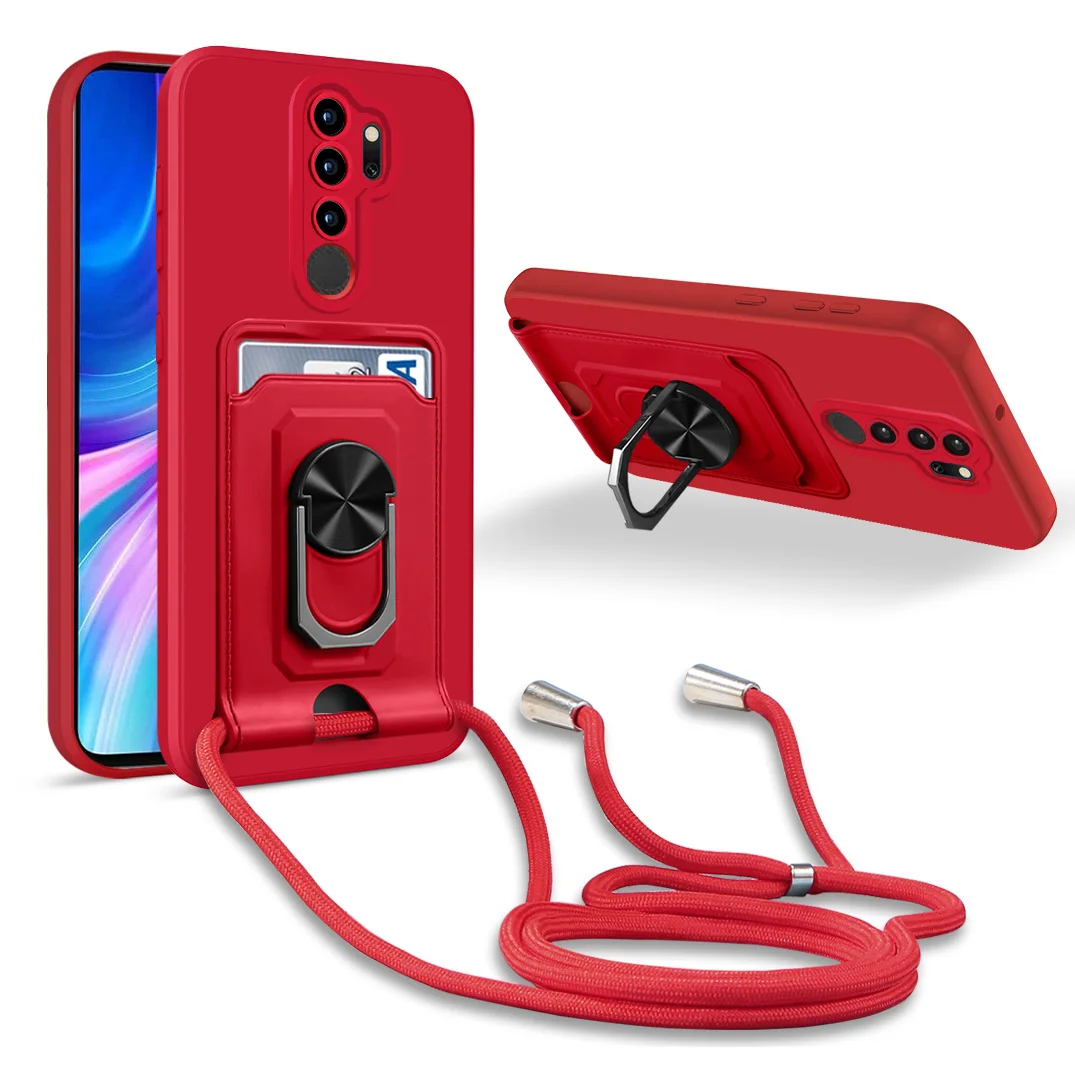 

For XiaMi Redmi Note8 Pro Phone Case Slide Push Pull Window Camera Protect Ring Kickstand For XiaMi Redmi Note8 Pro Cover