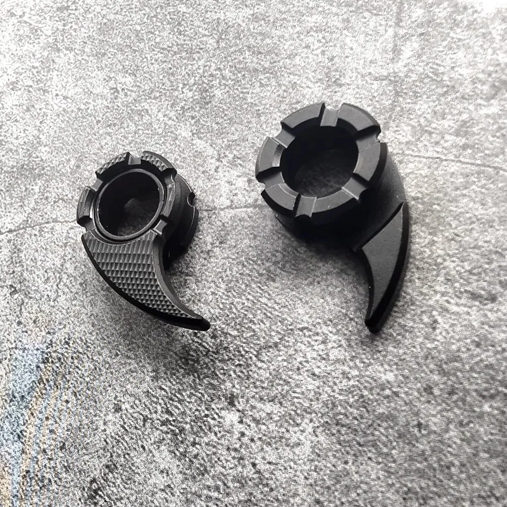 Цельная быстрооткрытая быстросъемная пряжка из алюминиевого сплава черного