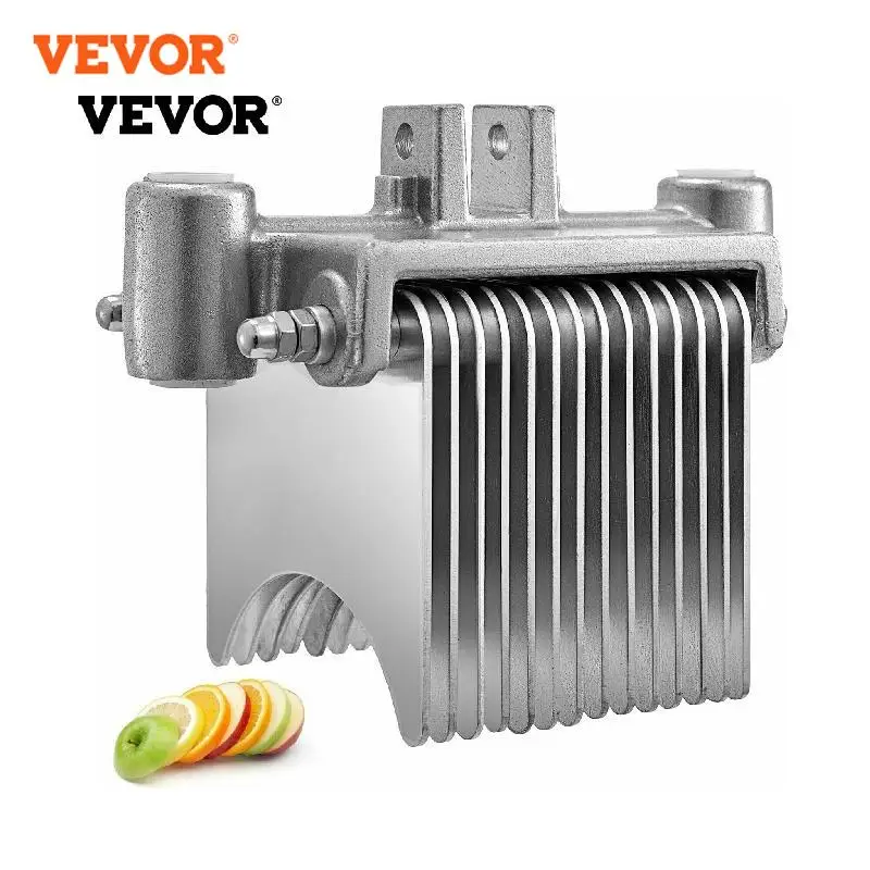 

VEVOR Easy Pusher Head 0.19 Inches Onion Slicer Assembly Chopper Dicer Cut Blade 3/16" Silver Use for Kitchen Cutting Machine