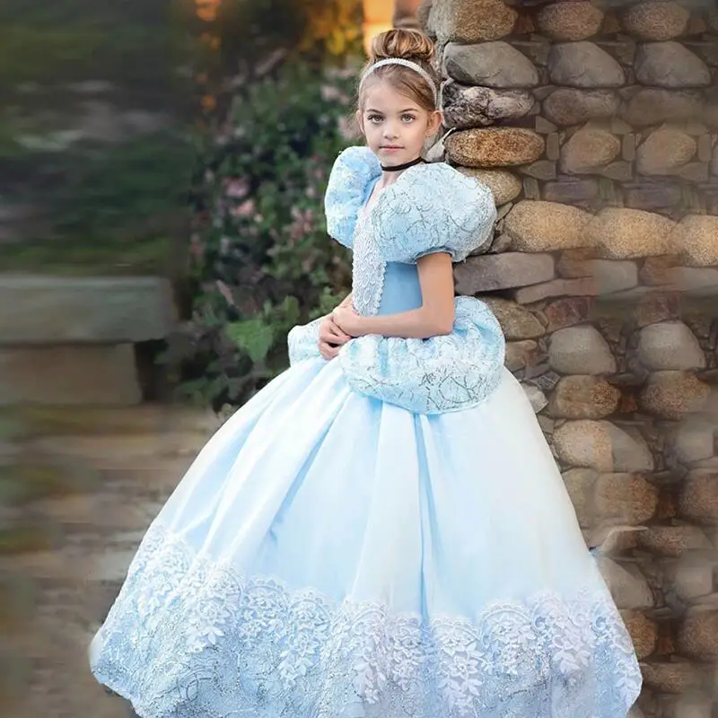 

Girls Princess Dress Up Children Fancy Children Cosplay Costume Halloween Carnival Cosplay Disfraz Kids Clothing