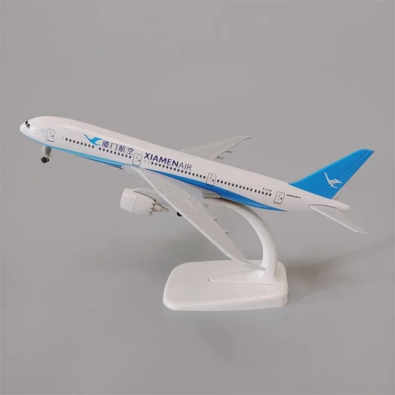 

NEW 19cm CHINA XIAMEN Air Airlines B787 Boeing 787 Airways Plane Model Alloy Metal Diecast Model Airplane Aircraft With Wheels