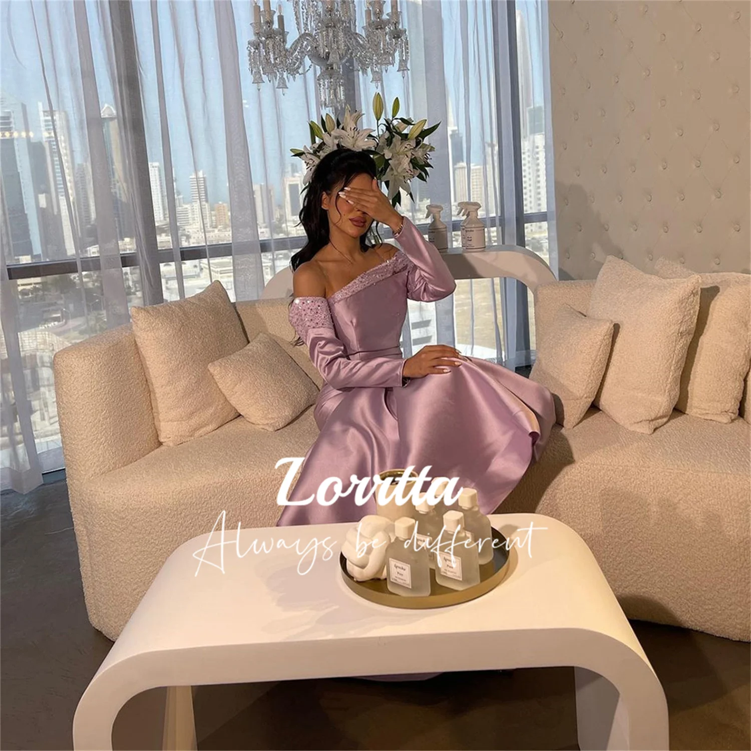 Lorrtta Grace Блестящее декоративное вечернее платье Вечернее с рыбьим хвостом на день