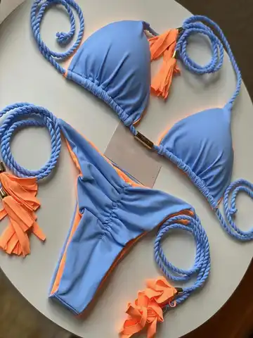 Bikini Set Sexy Swimsuit Women Swiwmear 2022 Bikinis Summer Micro Thong Biquini Patchwork Print Beachwear