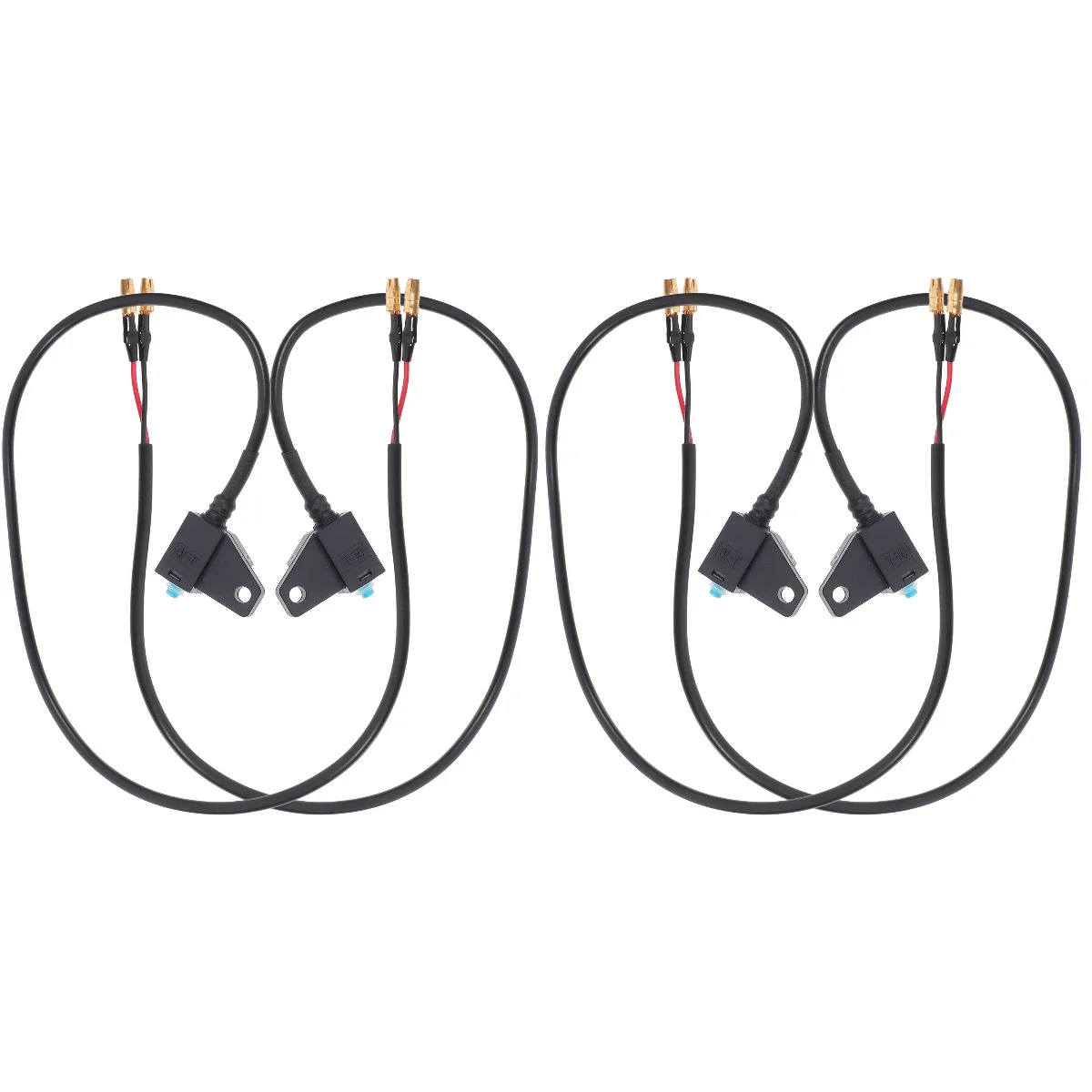 2 пары тормозных водонепроницаемых переключателей пробка для провода мотоцикла