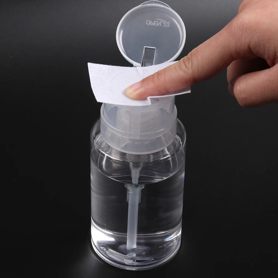 

Диспенсер с насосом для маникюра KED30, прозрачные многоразовые бутылки, средство для удаления волос, бутылка для макияжа, инструменты для ман...