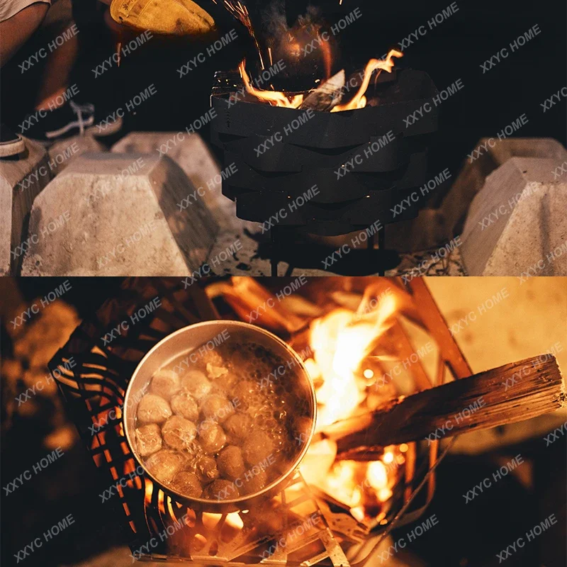 Печь для дрова плита уличные принадлежности кемпинга и пикника