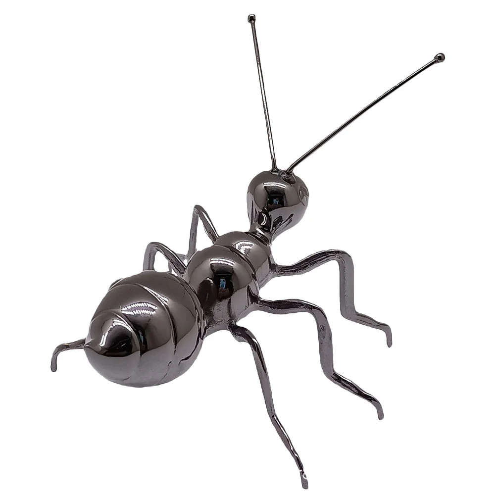 

Desktop Decoration Ornaments Metal Ant Figurines Statue Animal Study Room Little