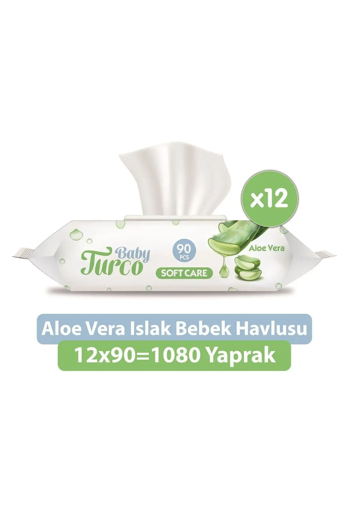 

Softcare Aloe Vera Baby Wet Towel 12x90 Sheets