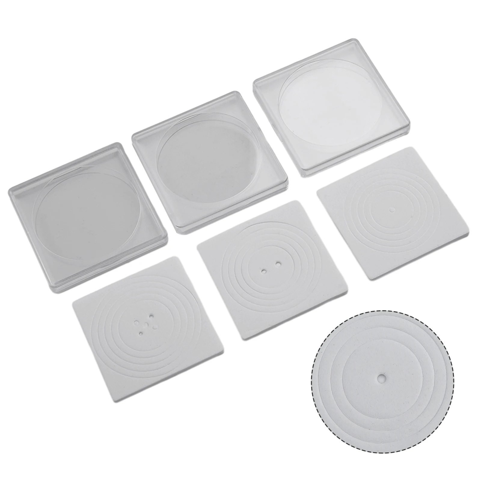 

Coin Storage Box Coin Capsules With Spacers Coin Box Collection Collection Organizer Container Square Household Storage