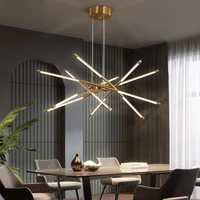 hot selling modern led chandelier artistic gold pendant ceiling lamp indoor led pendant light