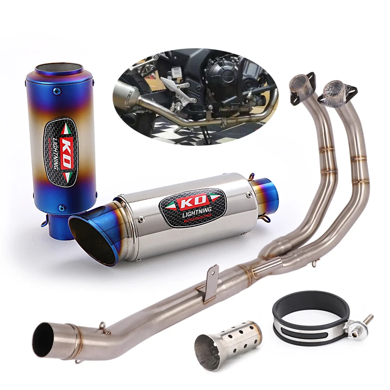 Выхлопная система 51 мм для Honda CBR500 CB500X CB500F 2013-2023 мотоциклетный коллектор