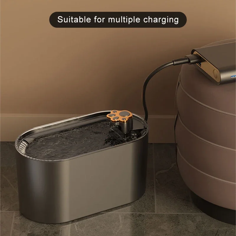 

3L Cat Water Fountain Auto Filter USB Electric Mute Cat Drinker Recirculate Filtring Water Dispenser for Pet Cat Accessories