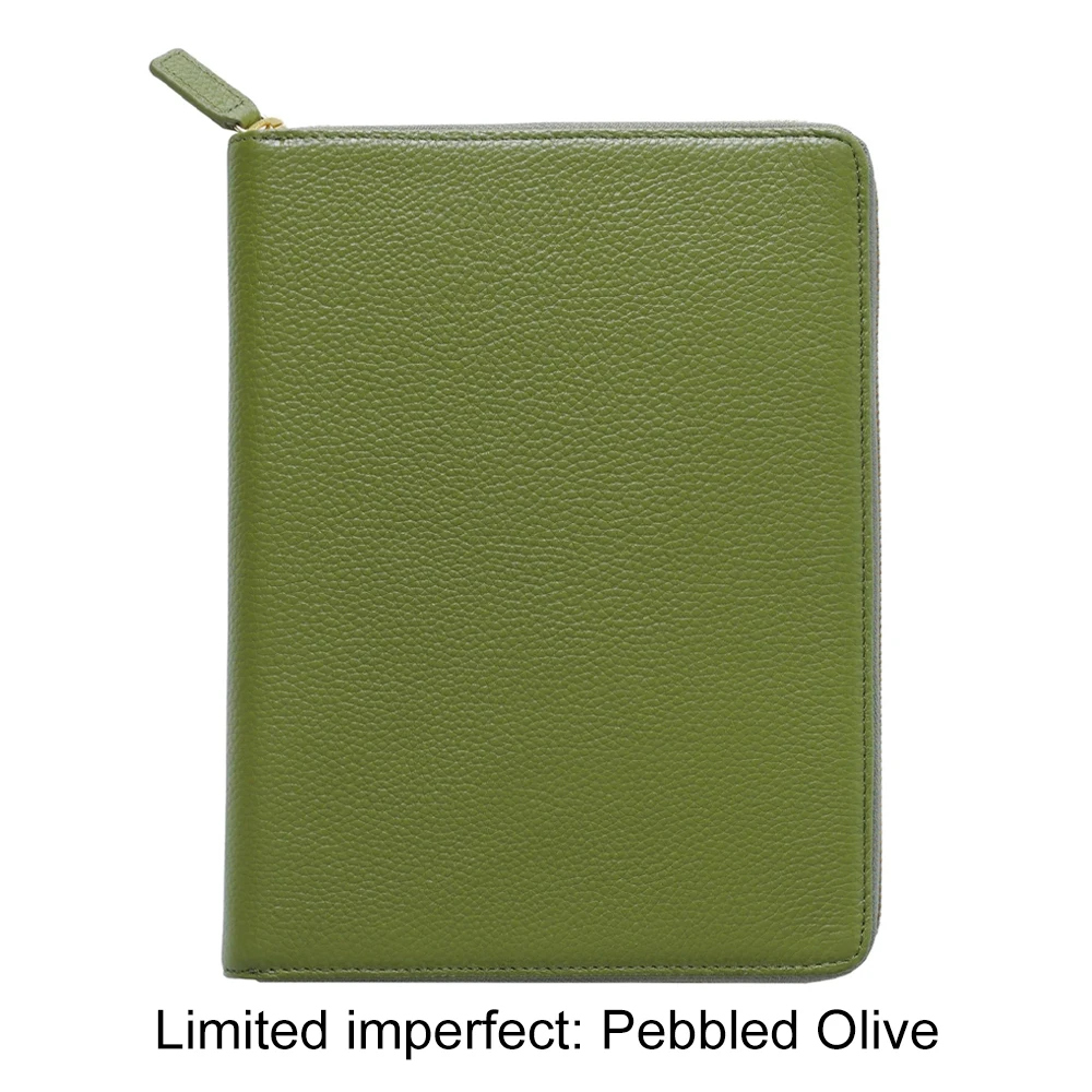 

Ограниченный несовершенный Moterm чехол из натуральной потертой кожи A5 на молнии с верхним карманом из воловьей кожи планировщик на молнии органайзер для блокнота