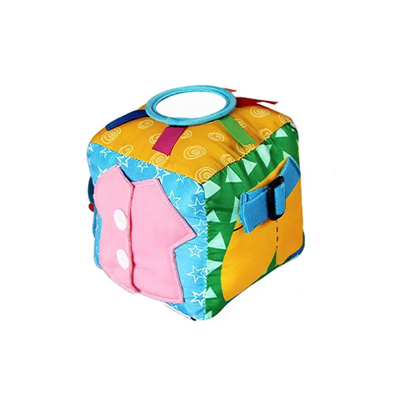 

Soft Activity Cube Toddler Play Cube Activity Block Toy Infant Sensory Discovery Cubes Early Learning Cube Educational Activity