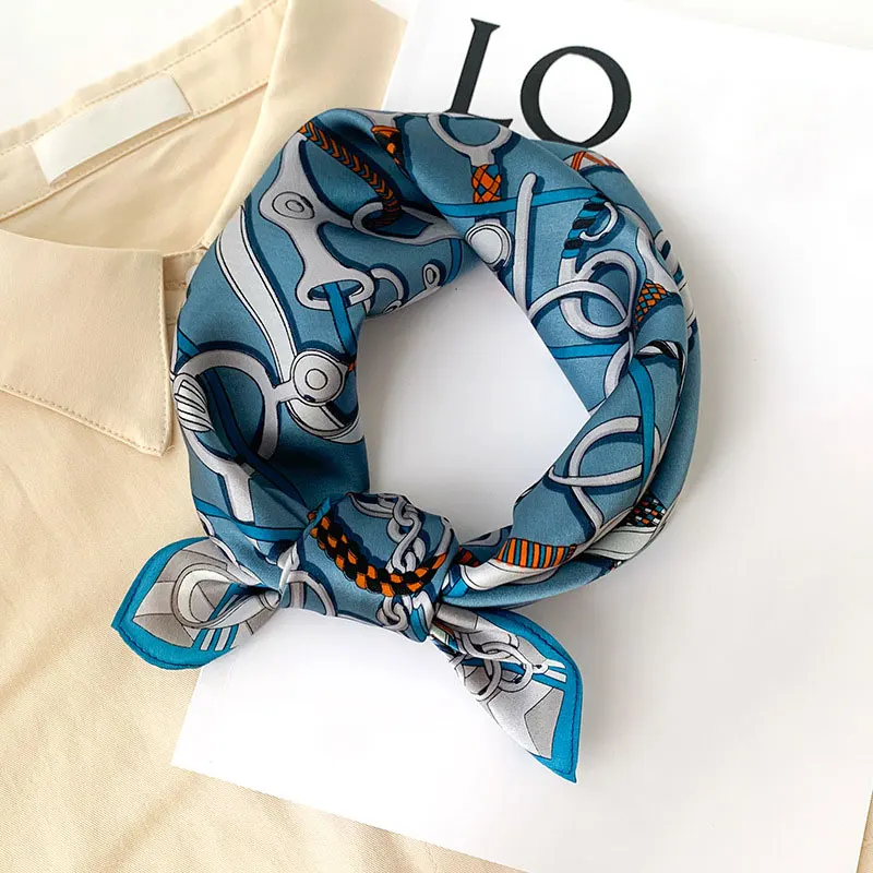 

New 100% Mulberry Silk Scarf Women Summer Square Scarves Shawl Bandana Hijab Pashmina Foulard Femme Head Scarfs Gift For Lady