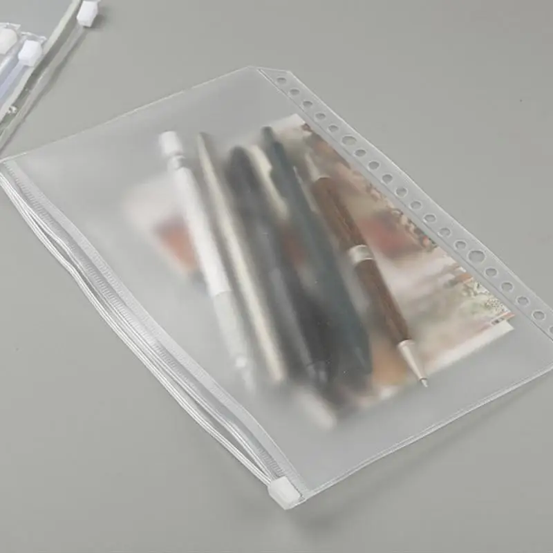 Конверты наличные А5/А6/А7 прозрачные карманы для бумаг на молнии свободные мешки