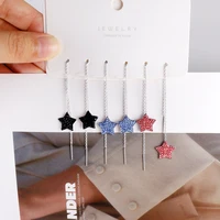 %d1%81%d0%b5%d1%80%d1%8c%d0%b3%d0%b8 simple fashion korean drop earrings for women star gold silver color wedding brincos jewelry accessories gift