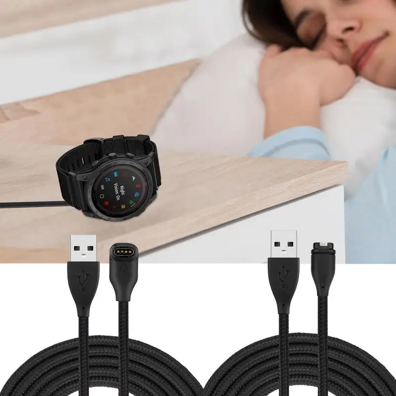 

Зарядный USB-кабель для смарт-часов GarminFenix5x 5s 6X 7S, USB-кабель для магнитных часов, 5 В, зарядные устройства для смарт-часов
