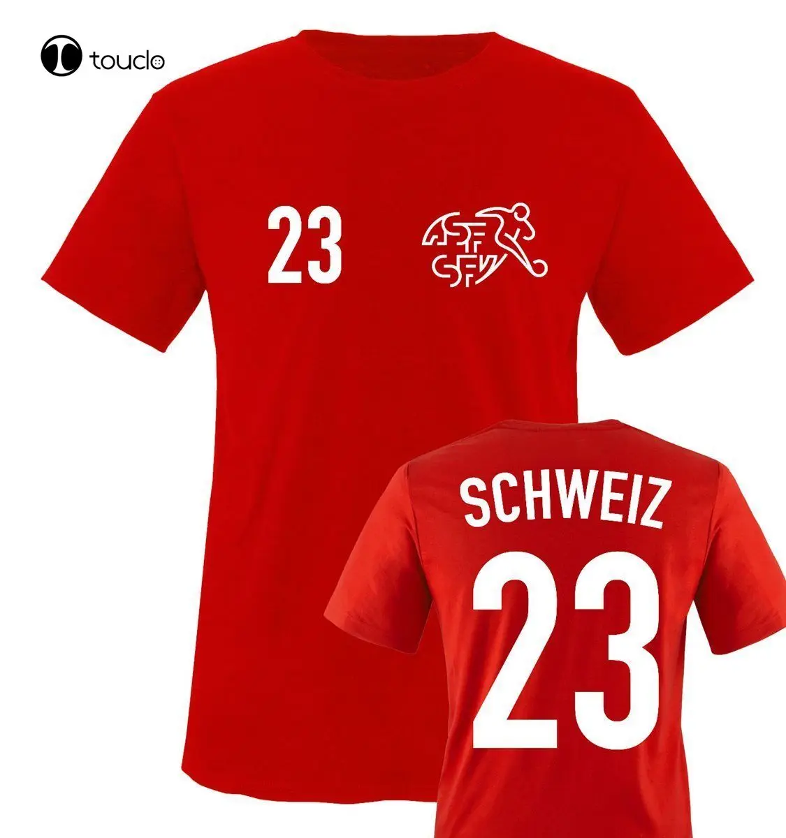 

Summer Cool Tee Shirt Schweiz | Wunschdruck | Switzerland Footballer T-Shirt Funny T-Shirt