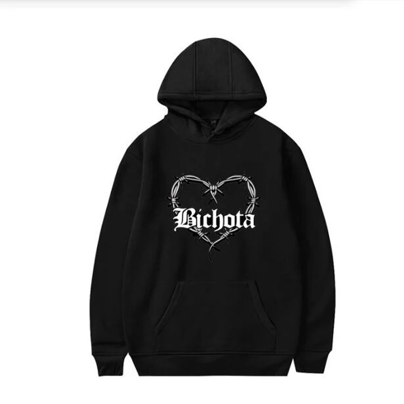 

Rapper Karol G Bichota Merch Funny Hoodie Hip Hop Graphic Sweatshirts Poleron Hombre Streetwear Unisex Harajuku Tracksuit