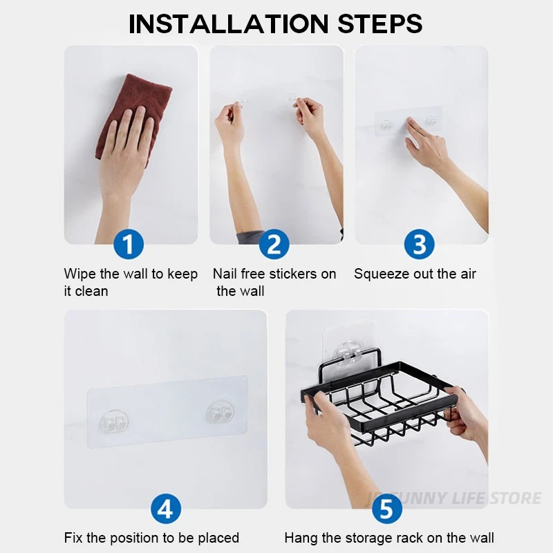 Настенный держатель для мыла из нержавеющей стали |