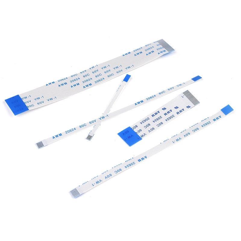 

100 шт./лот плоский гибкий кабель FFC FPC AWM 20624 80C 60В VW-1 FFC-0.5MM 1,0 мм 4/5/6/8/10/12/14/16/18/20/24/26/30/40/50/60 Pin
