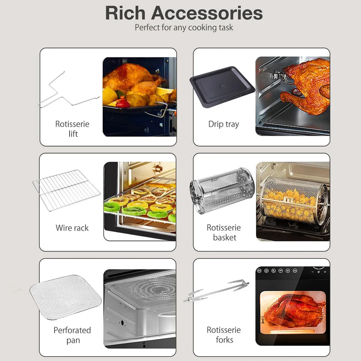 Электрическая Фритюрница BlitzHome умный аппарат для жарки курицы 12 л с светодиодный