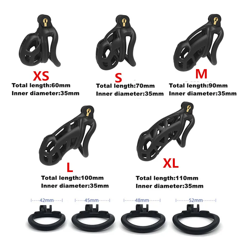 Дуговой дизайн Кобра мужское устройство целомудрия ставка Блокировка пениса BDSB