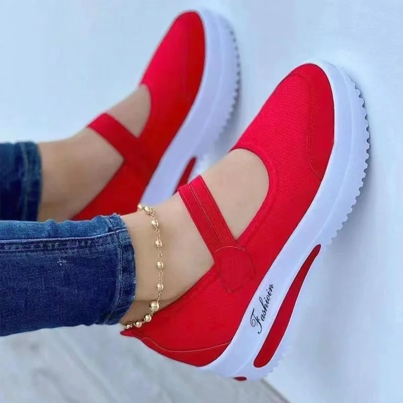 

New Summer Sneakers Women's Outdoor Ventilated Casual Shoes Women's Tennis Lace-up Breathable Walking Shoes Zapatillas De Mujer