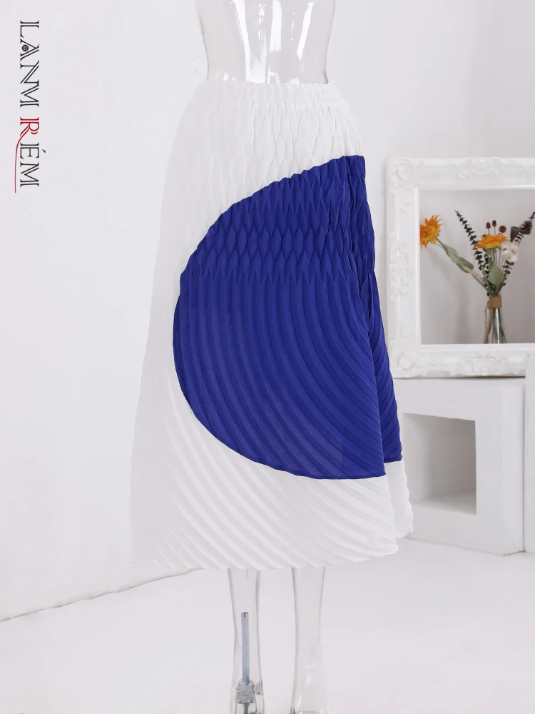 

Юбка женская плиссированная с высокой эластичной талией и принтом