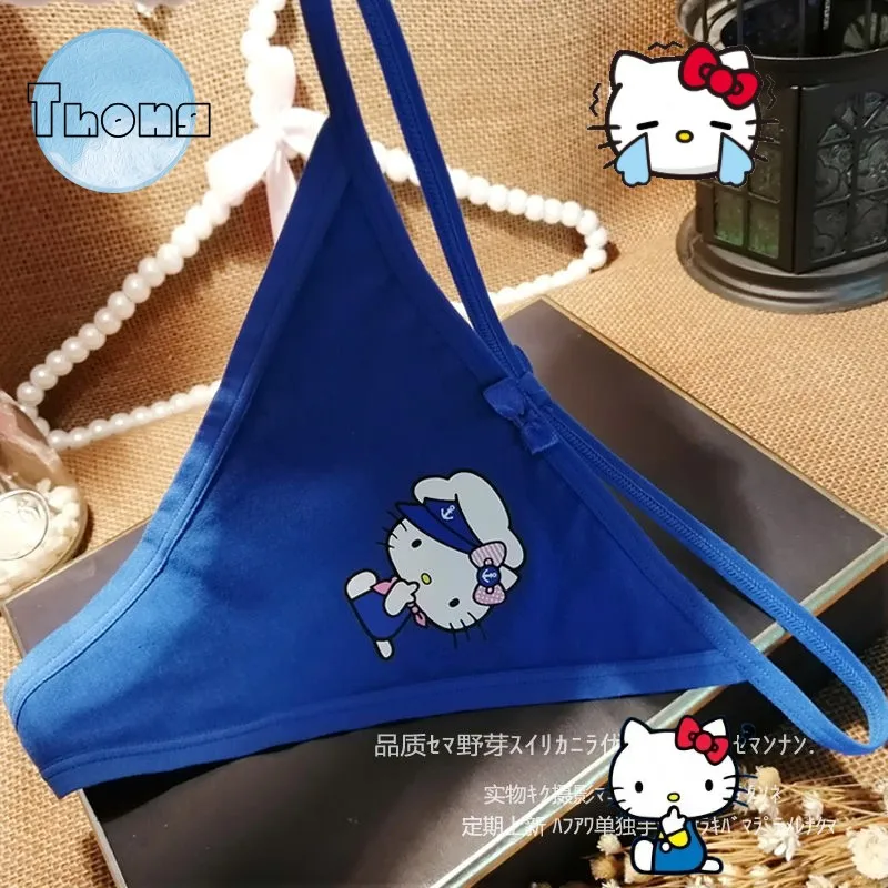 

Hellokitty Anime Girls Underwear Cartoon Thong Kawaii Original Print Sexy Briefs Cute Pure Desire Temptation Seamless Underwears