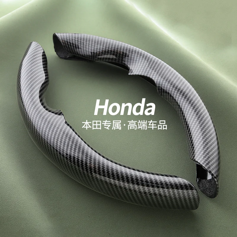 

Чехол рулевого колеса автомобиля для Honda 21 11th CIVIC, 22 встроенный замшевый чехол на руль, нескользящий интерьер автомобиля