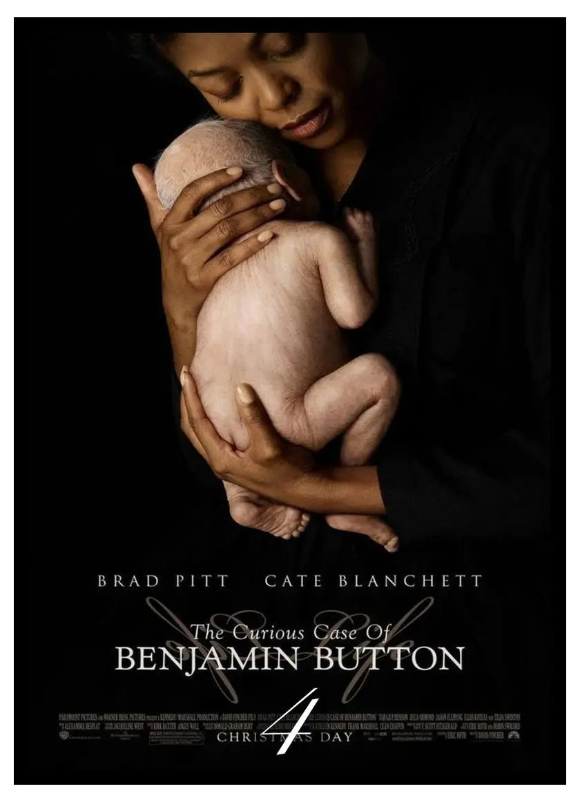 

The Curious Case of Benjamin Button Movie Home Decorative Painting White Kraft Paper Poster 42X30cm