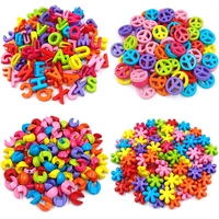10 40pcs flower star strawberry beads for jewelry making hand beaded candy color pendant with hole loose beads letter beads