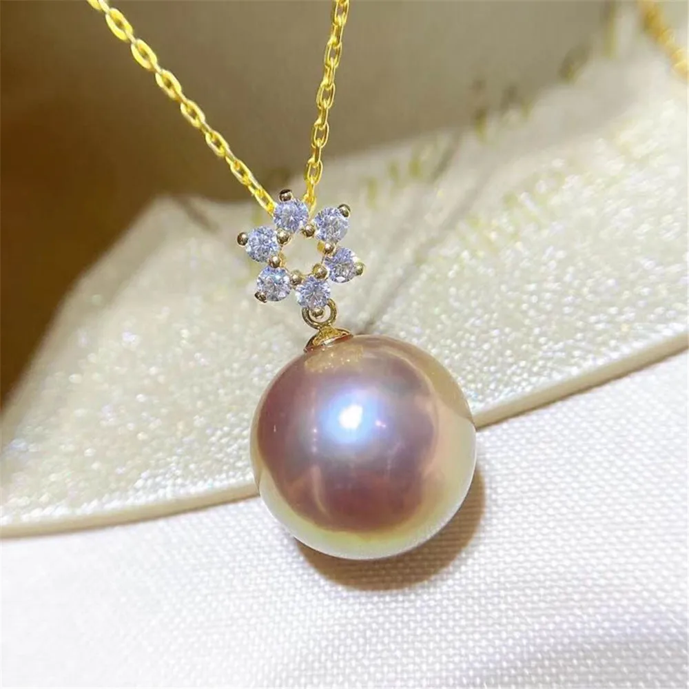 

S925 Sterling Silver Pearl Pendant Mountings, Charm Findings, Pendant Settings Jewelry Parts Fittings Women Accessories