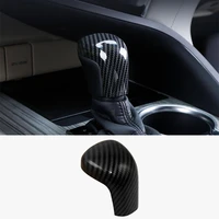 for toyota camry 18 19 carbon fiber color center gear lever gear shift decorate cover trim car interior accessories