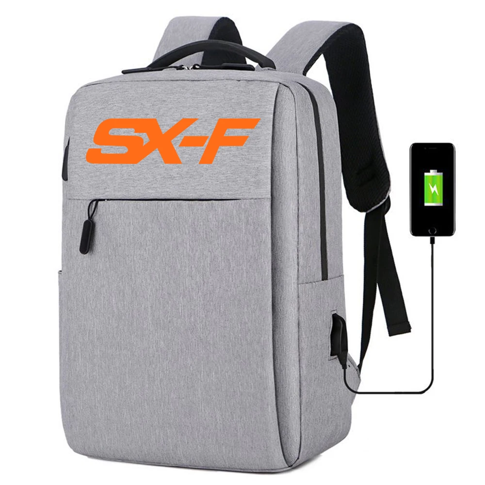 FOR 450 350 250 SX-F 250 150 125 85 65 50 SX New Waterproof backpack with USB charging bag Men's business travel backpack