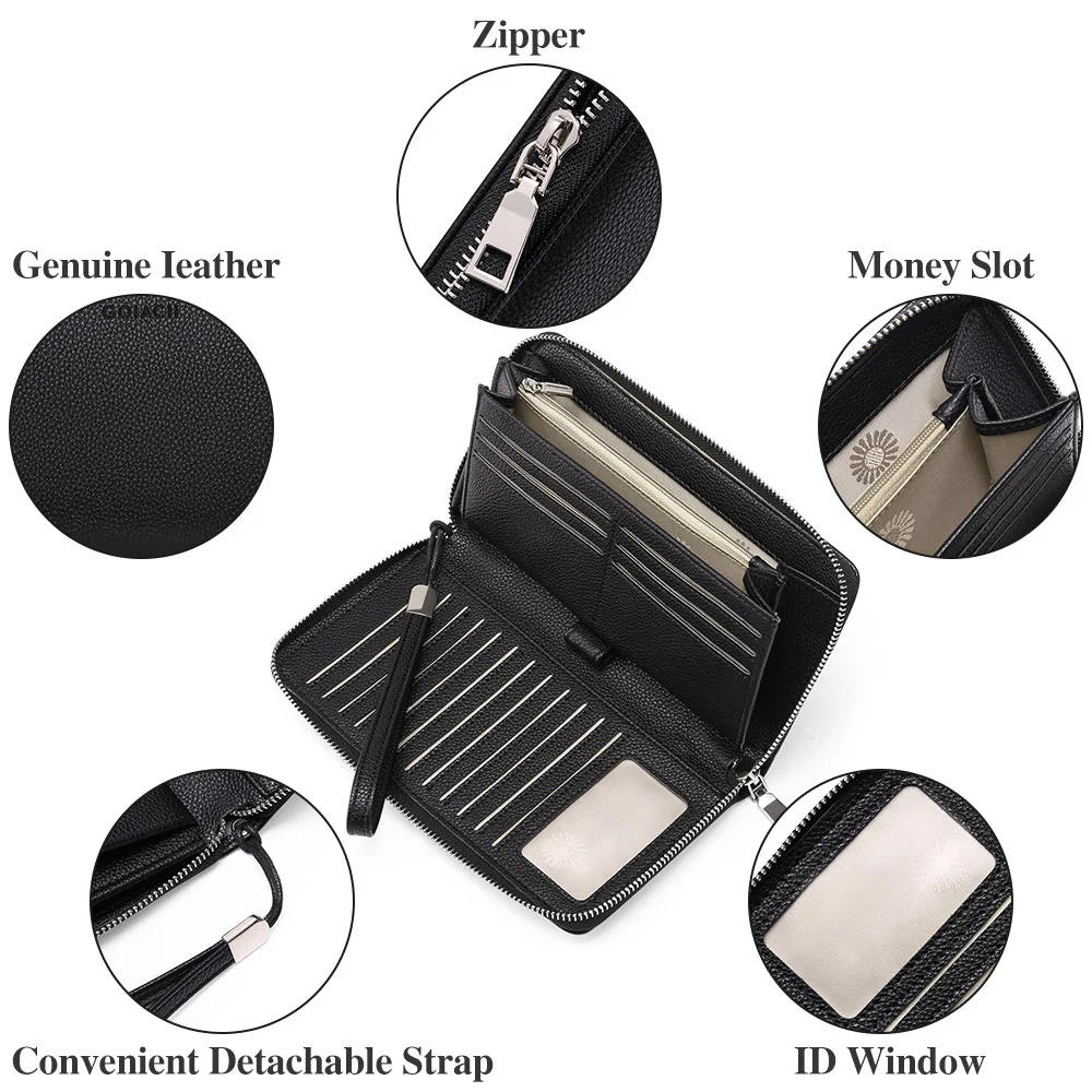 Rfid Leather Wallet for Women Free Initial Name Card Holder Storage Bag Fashion Men's Handbag Coin Purse Cards Organizer Leisure