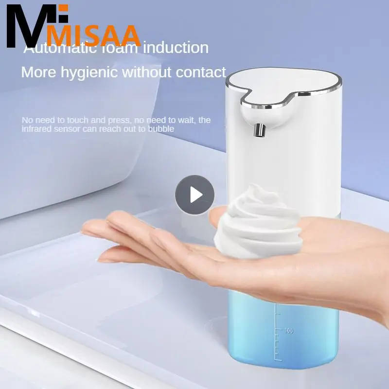 

400ML Automatic Soap Dispenser High Capacity Smart Liquid Soap Dispenser With Adjustable Switch Touchless Sensor Foam Charging