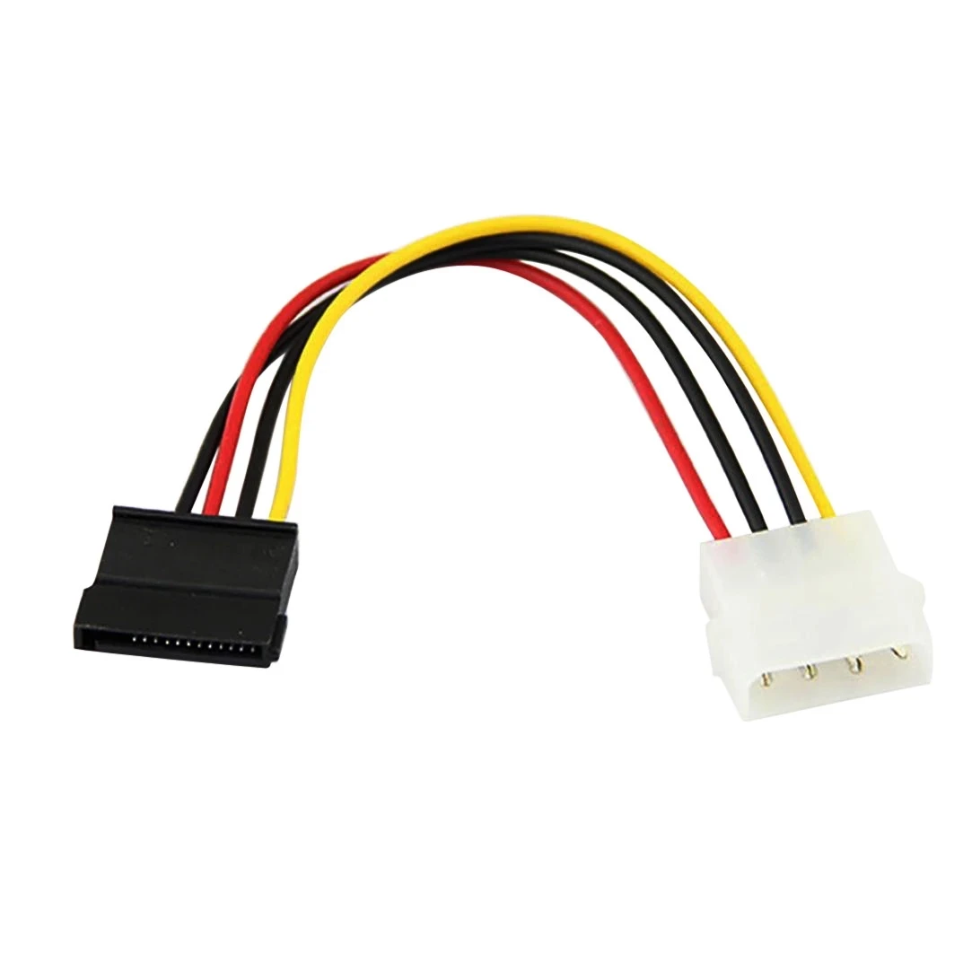 

Кабель питания SATA, Кабель-адаптер для жесткого диска, IDE-Serial ATA SATA HDD, 15Pin SATA-4Pin IDE Power для майнинга BTC