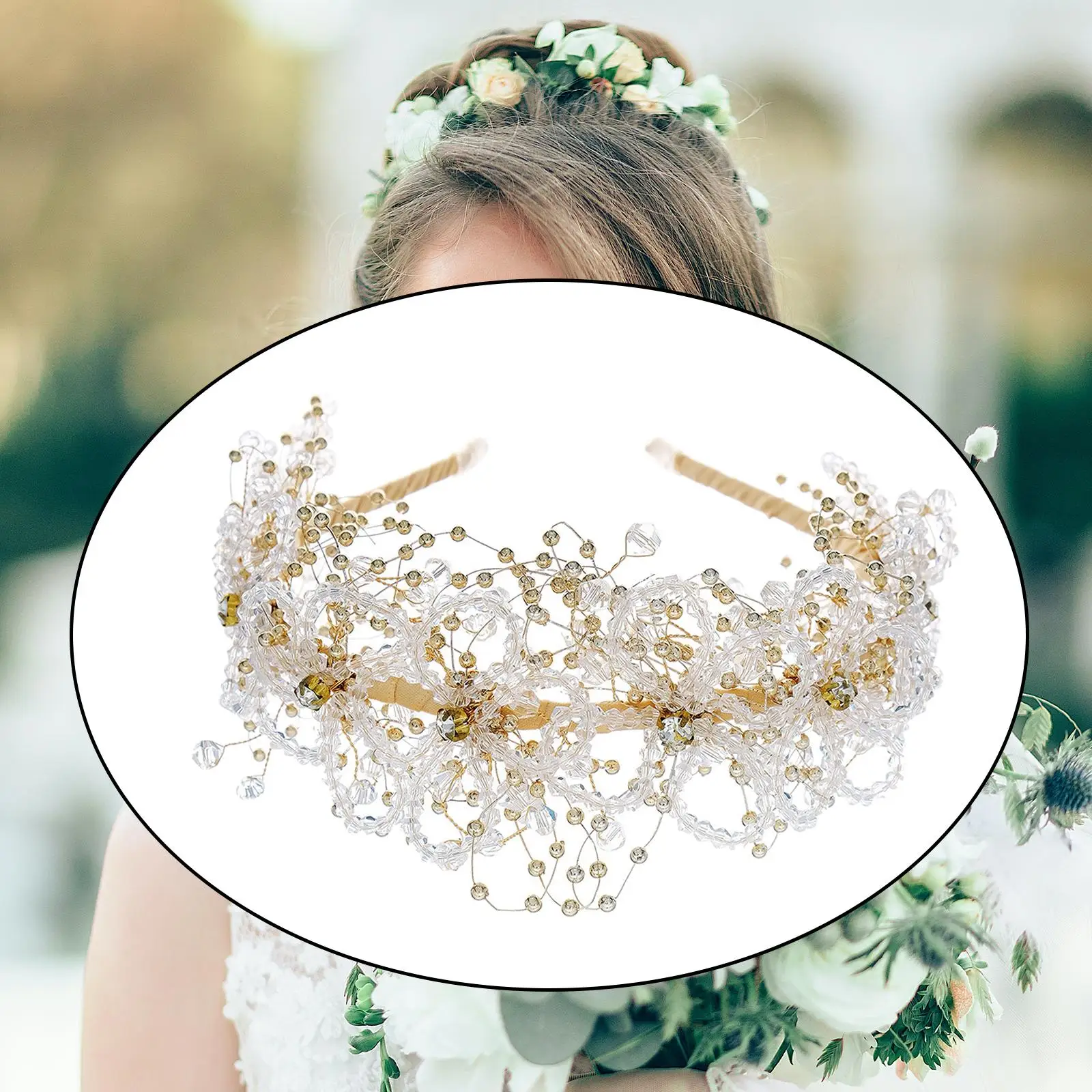 

Wedding Bridal Headpiece Wedding Headband for Wedding Homecoming Bridesmaids
