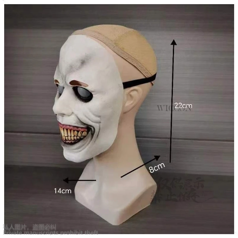 Новинка 2024 ужас экзорцист смайлик маска демона косплей зло призрак череп